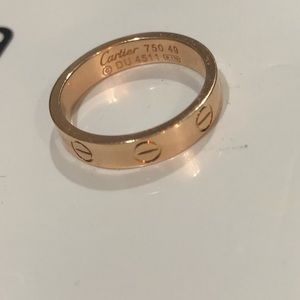 Cartier love ring - SOLD